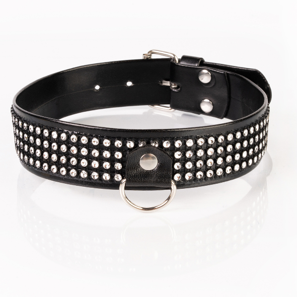 Kinkster Collier Noir Strass