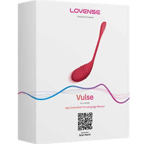 1 Lovense Vulse Vibrating Egg red Vibrateur œuf à poussée